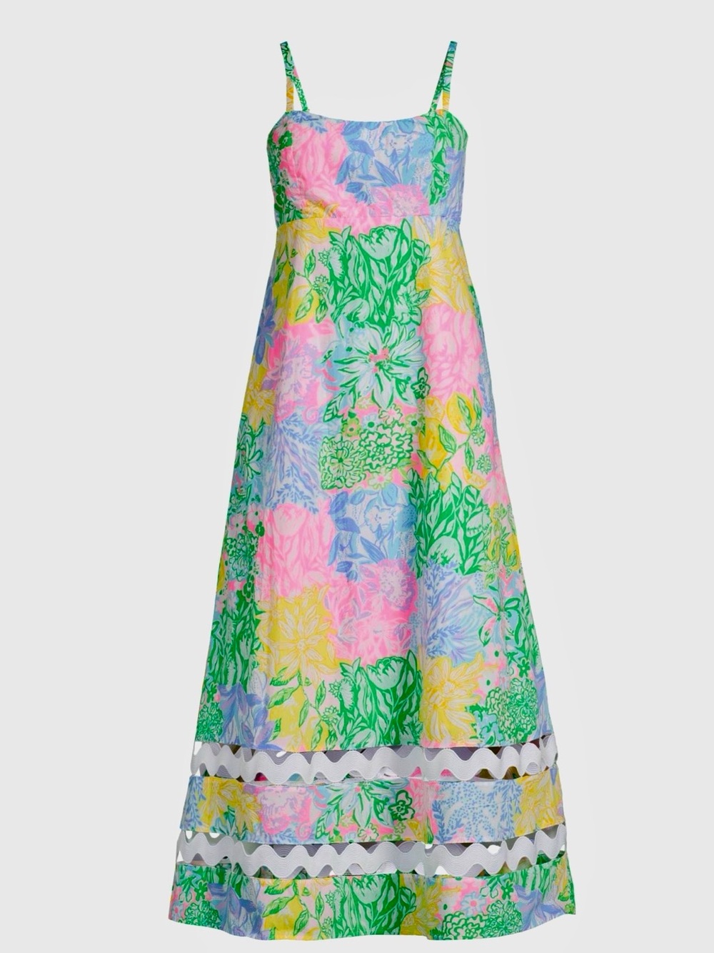 Lilly Pulitzer Haliey Floral Cotton Midi-Dress 10